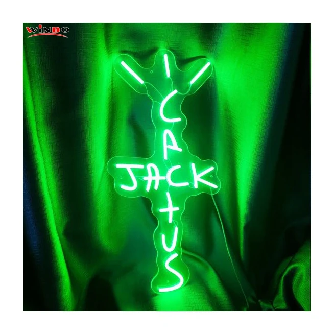 Winbo Wholesale Neon Sign Custom Wedding Party Decor No MOQ Cactus Jack Neon Sign