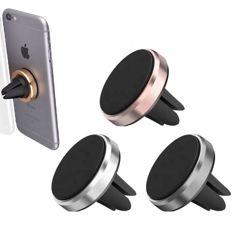 

Hot sale Car Phone Holder Magnetic Air Vent Mount Magnet Car Stand Holder for Smartphone, Black,silver,gold,rose gold