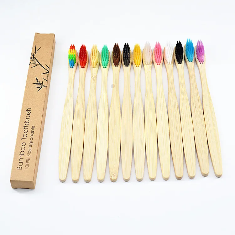 

Wholesale wooden bamboo toothbrush adult soft hotel disposable bamboo carbon toothbrush in stock, As pictures