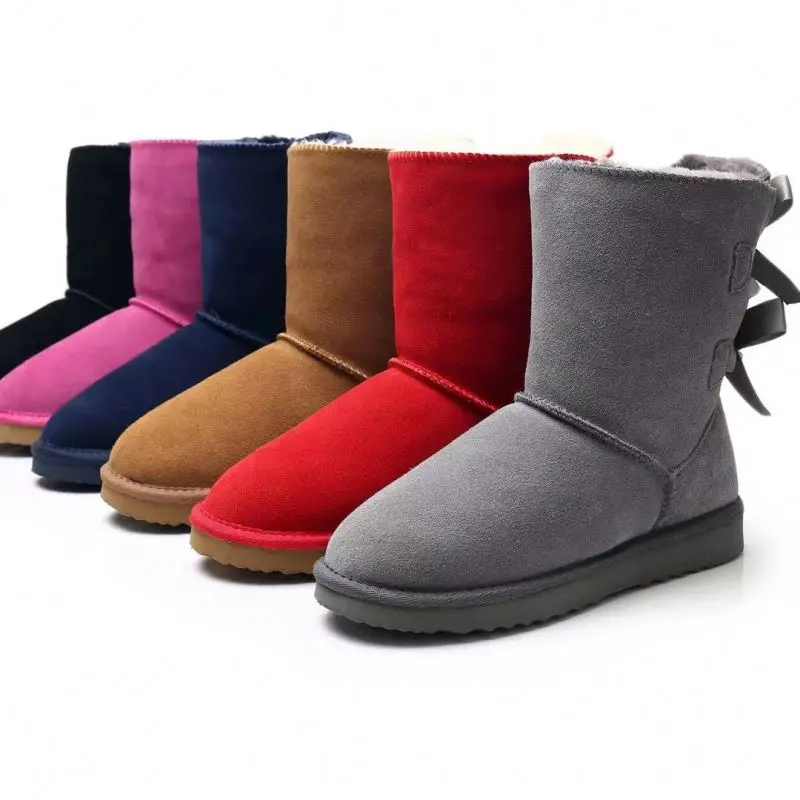 

Wholesale Fashion Waterproof snow boots lace up China Supplier, Black