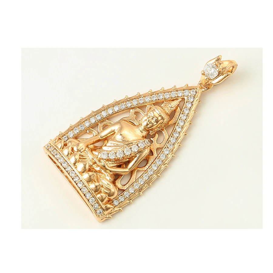 

34435 Xuping 2019 new arrival top quality buddhist shape jewelry fashion pendant