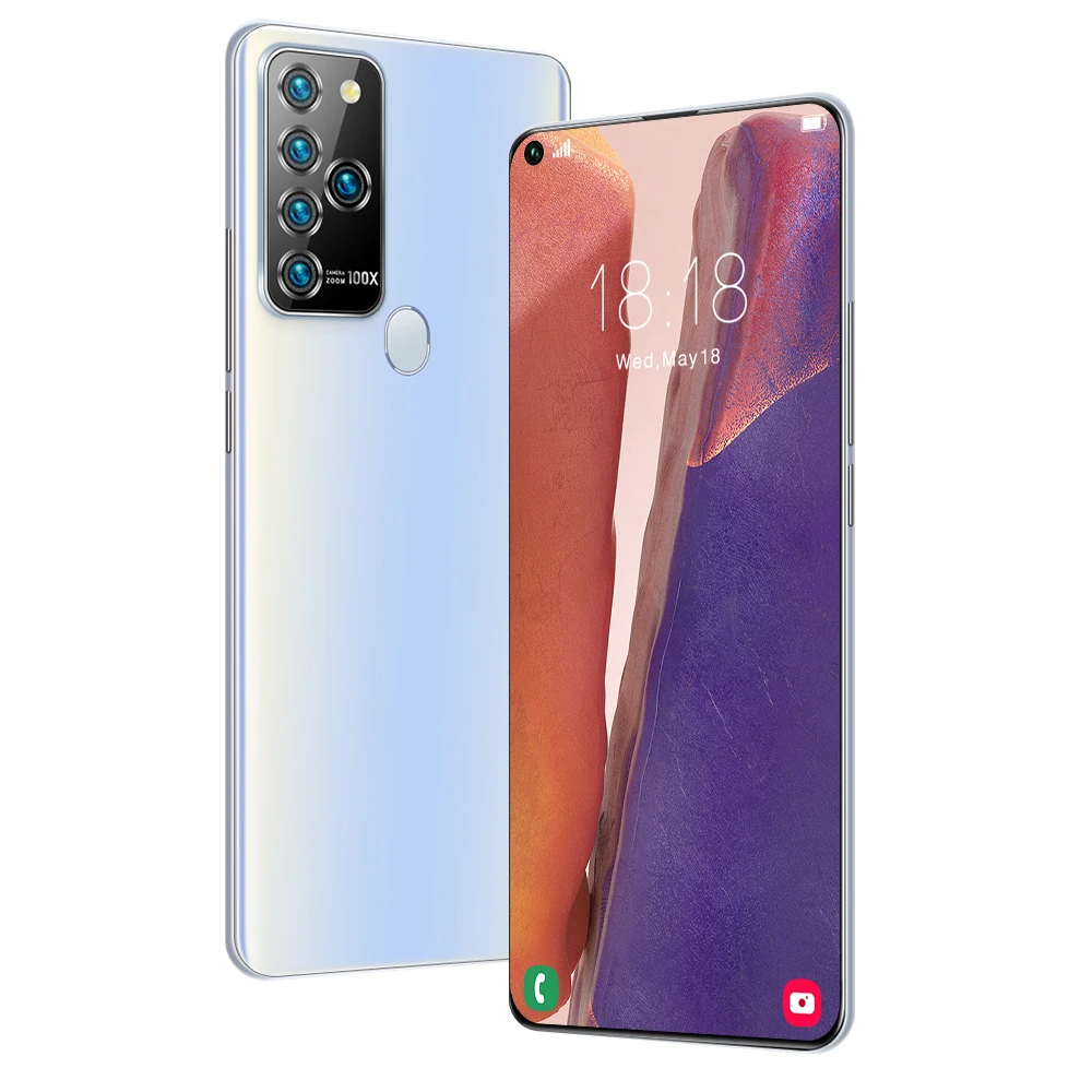 

2021 unlocking phones 7.2 inch smart display smart mobile phone24mp 48MP mobile phone 12GB 512GB, Matt black/matt white/matte blue