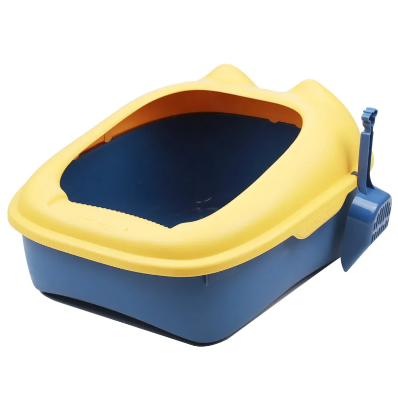 

Factory Wholesale High Quality Square 2021 Luxury Cat Litter Box, Blue, green, red