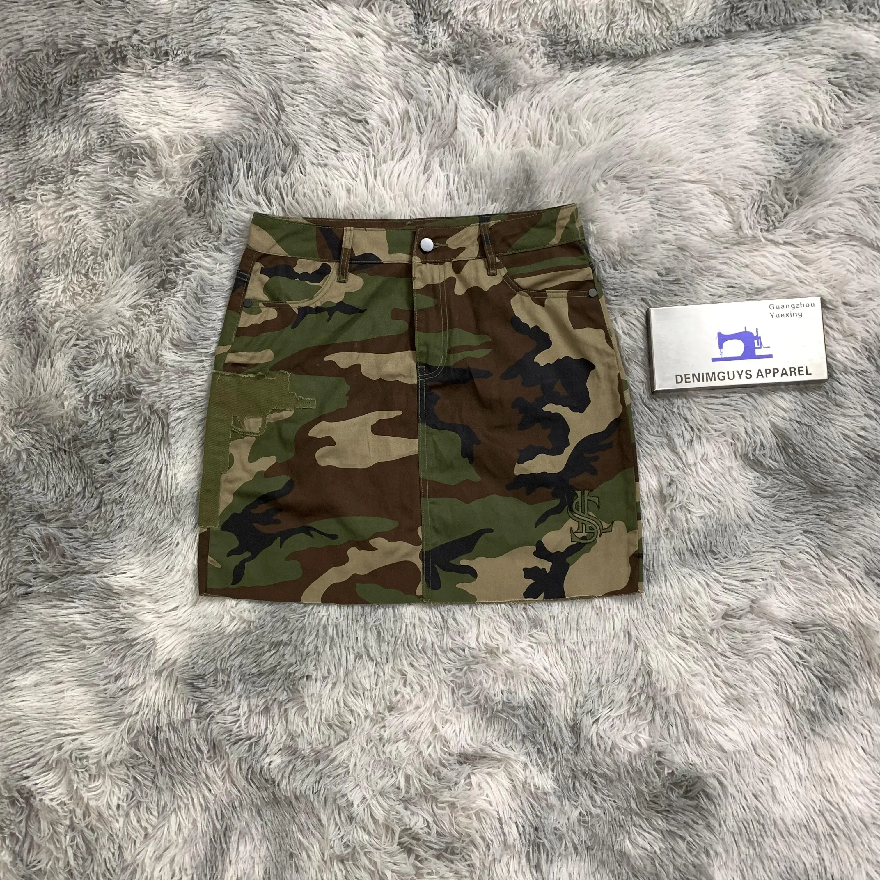 DENIMGUYS Summer Y2k Casual Elegant Women's Camouflage Skirts Camo Short Mini Skirt for Women Lady