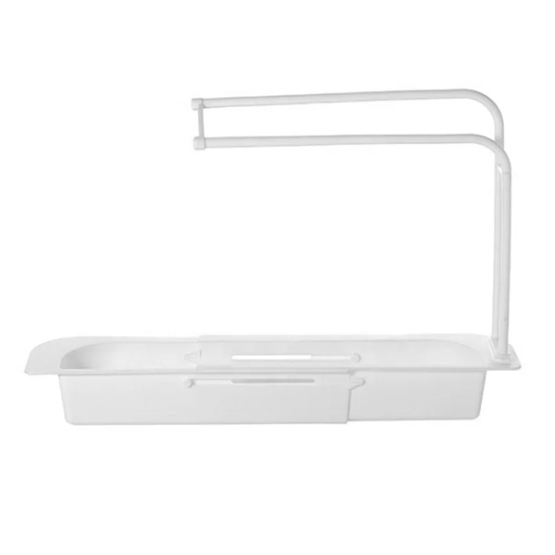 

Telescopic Sink Rack Holder Expandable Storage Drain Basket for Home Kitchen Kit Sponge Soap Holder Drainer Sink Tray Holder