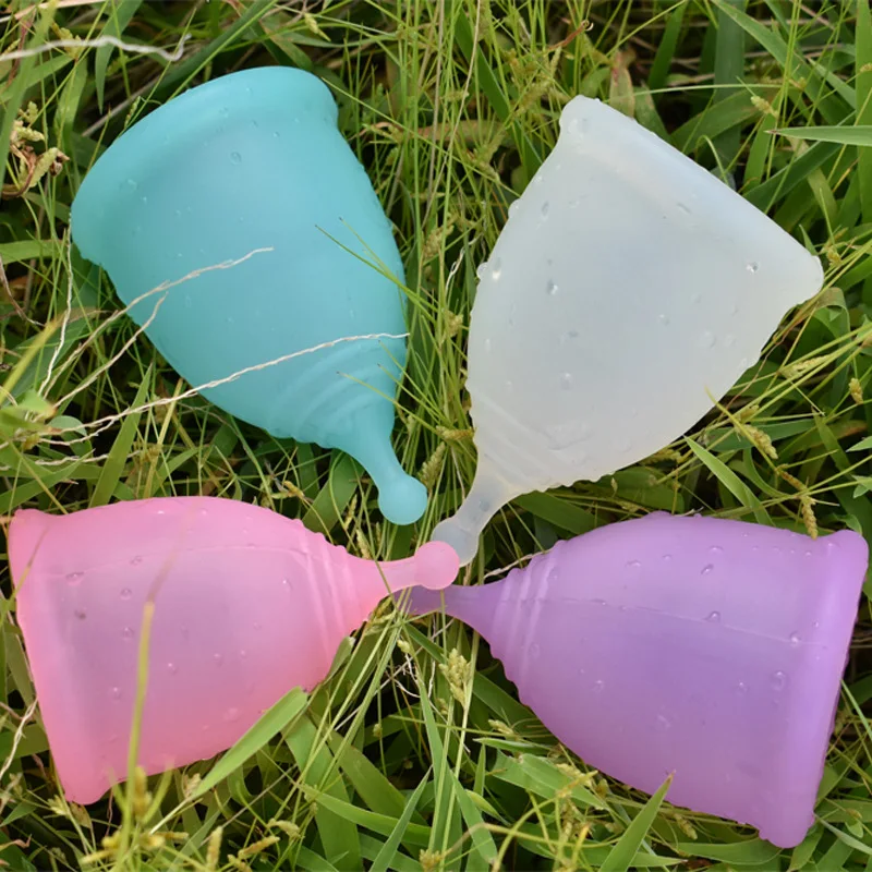 

High Quality Foldable Reusable Collapsible Women Period Medical Silicone Eco Friendly Menstrual Cup, Custom color