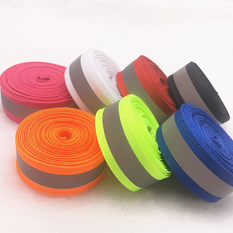 

Safety Silver Reflective Sew On Fabric Tape Strap Vest Webbing 20mm/10mm