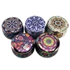 Wholesale Recycling Candy Can Round Box Soft Pink Black Red Gold Candle Tin 3oz Spice Metal Tin Can 4oz