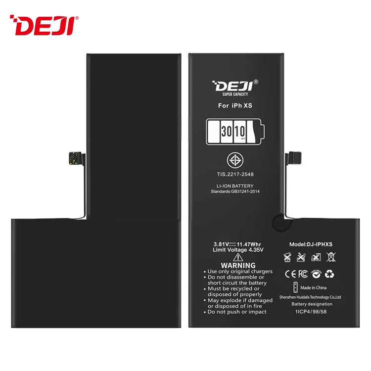 

3010mAh Full capacity mobile phone battery replacement for iphone Xs