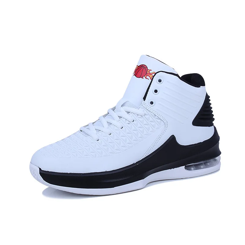 

New Style High-top Basketball Shoes Air Cushion Durable Boots Men's Sports Sneakers, Customized color