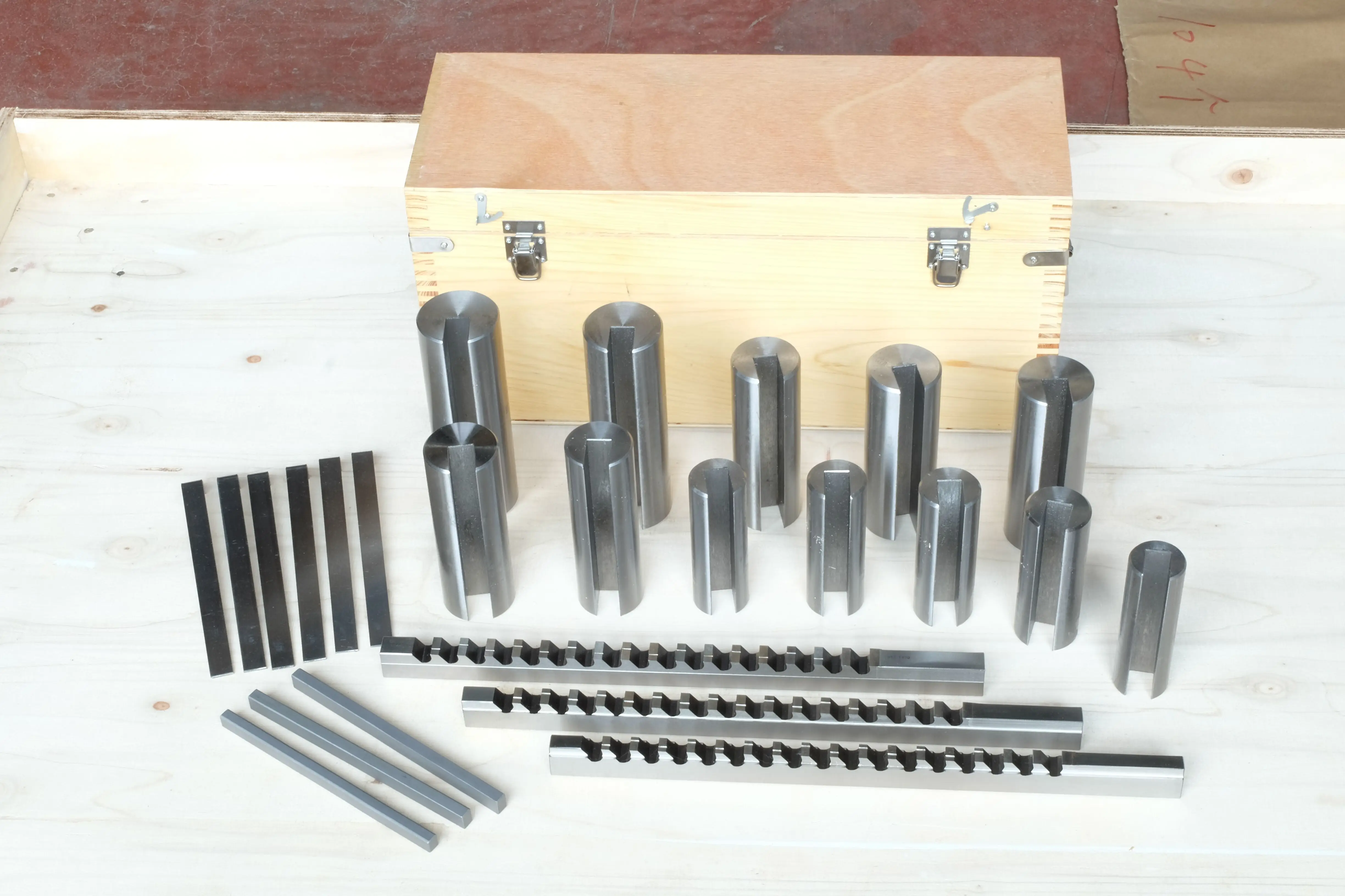 Hss Groove Keyway Broach Bushing Shim Set Hss Keyway Tool For Cnc