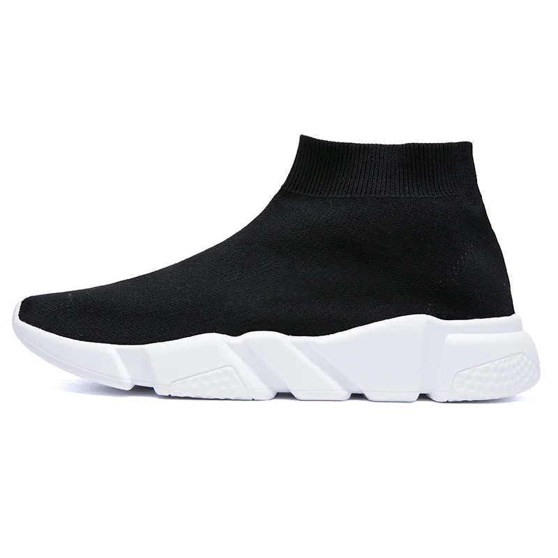 

China Factory Wholesale Casual Socks Sneakers Knitted High Top Men Sports Shoes
