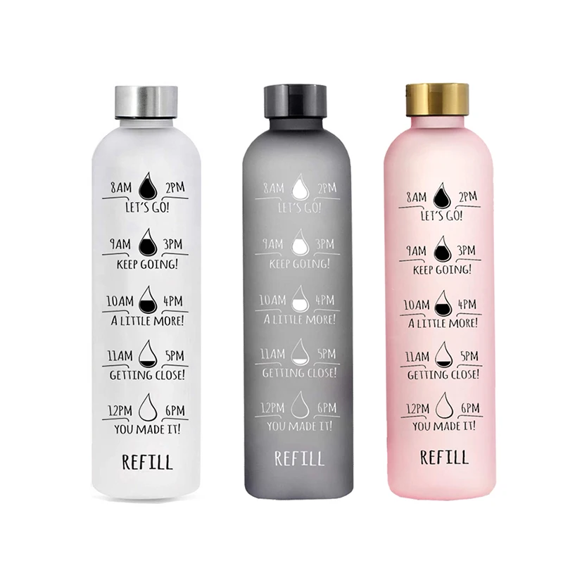 

Customized Capacity Logo Matte Bottle Scale Frost Glass Bottles 1000ml, Custom, white,black,gold