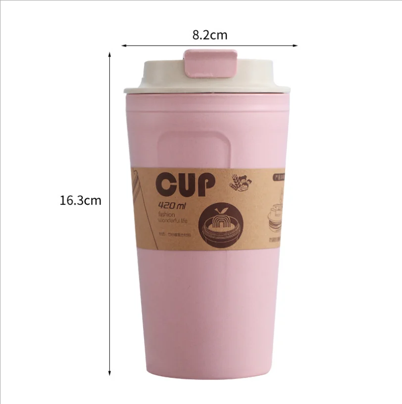 

2020 new design hot sale eco friendly bamboo fiber coffee cup, Color