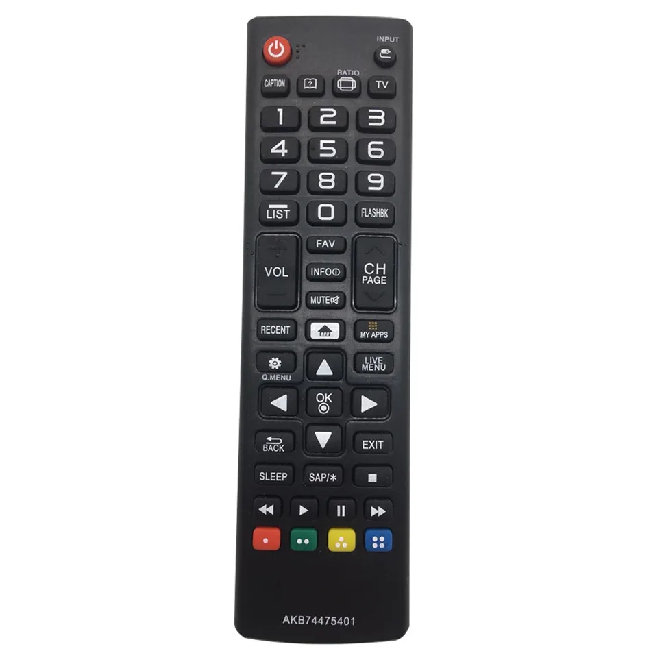 

New Replacement Remote Control AKB74475401 Fit for LG LED LCD TV, Balck