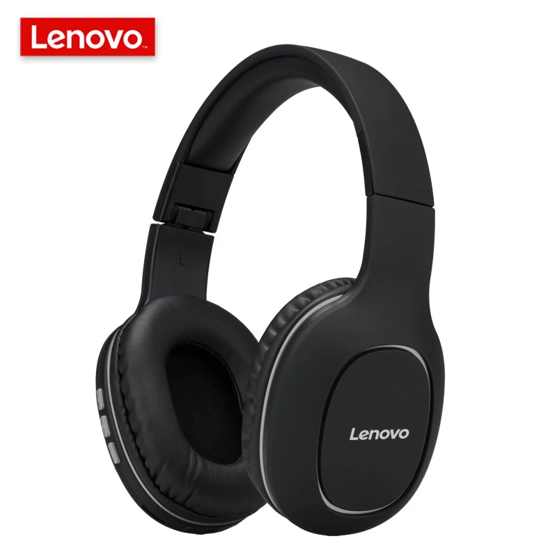 

Original Lenovo HD300 Wireless Headphones BT 5.0 HIFI Sound Quality Foldable Headset Noise Reduction Stereo Gaming Earphones, Red,black