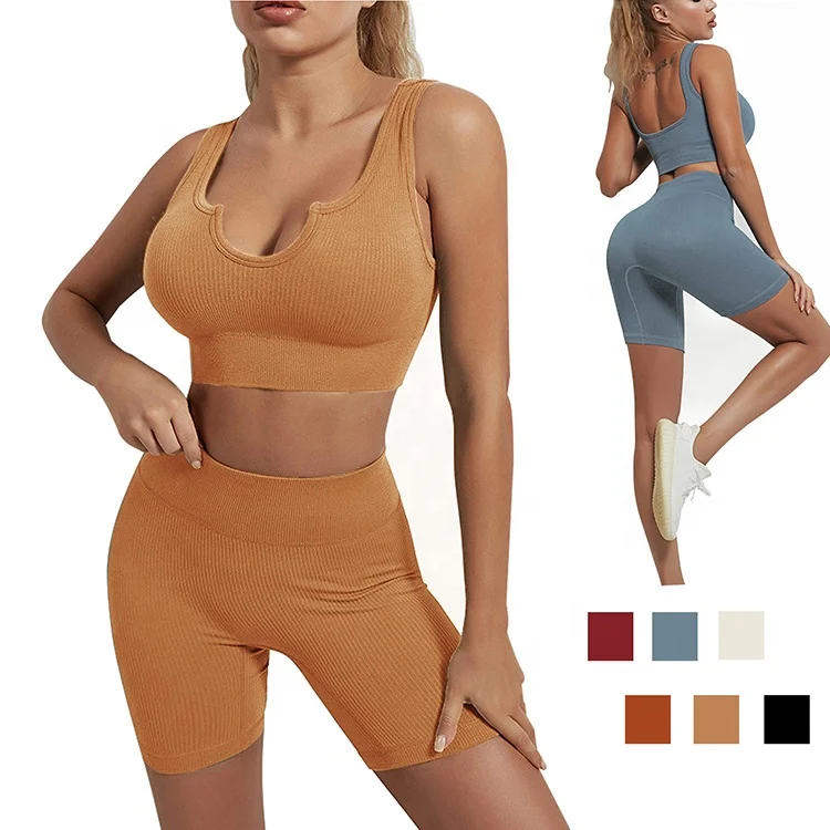 

Ropa Deportiva Nylon Workout Women Sport Plus Size Activewear Summer Fitness Clothing Yoga Wear Set Legging Bra Gym Fitness Sets