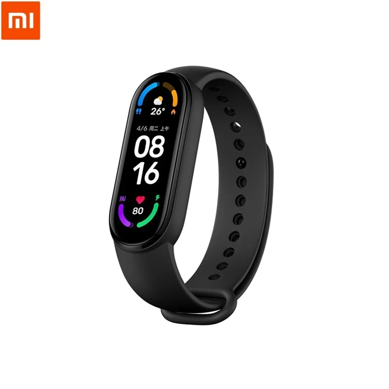 

Xiaomi Mi Band 6 Smart Bracelet 5 Color AMOLED Screen Miband 6 Blood Oxygen Fitness Traker Blueteeth Waterproof Smart Band