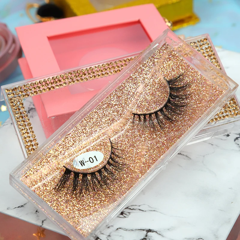 

3d Mink Lashes Drop Shipping Invisible Band Mink Eyelashes 5d 25mm Mink Eyelashes