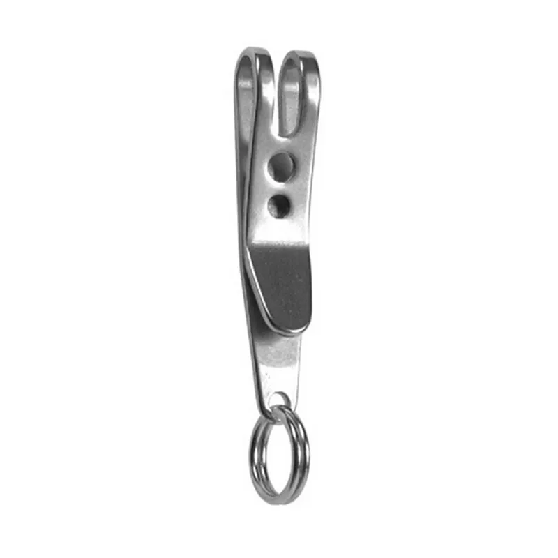 

Free Shipping Stainless Steel Outdoor Quicklink Tool EDC Bag Suspension Clip with Key Ring Carabiner