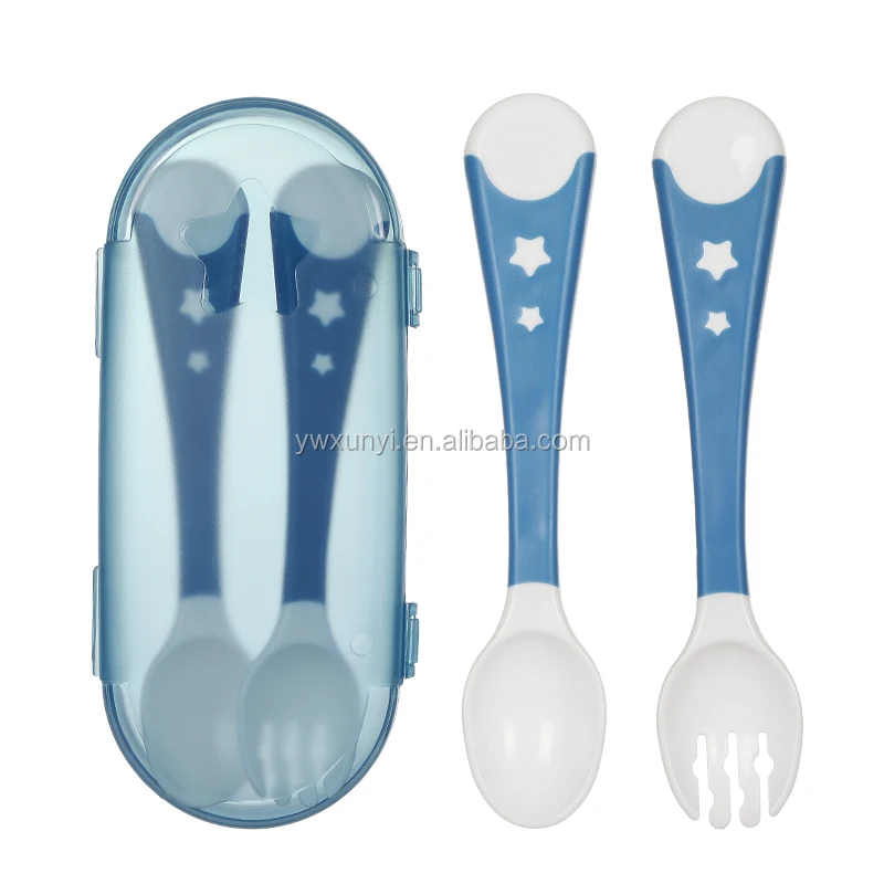 curved handle baby spoon plastic