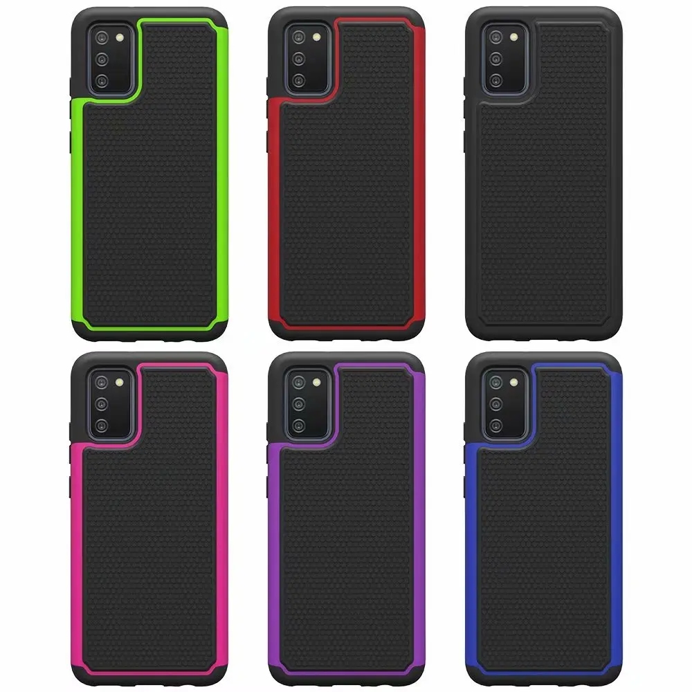 

Hybrid Case for For For Samsung Galaxy A02s Football Textured Protective Phone Case Anti-Drop PC Tpu Case, As pictures