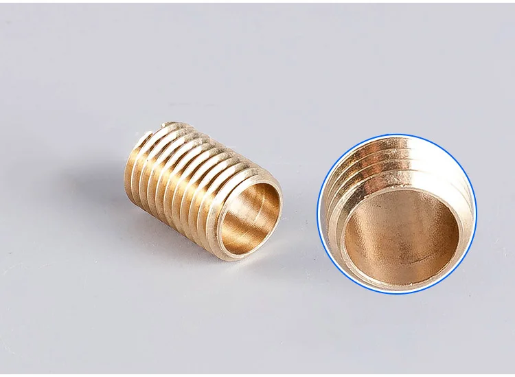 Explosion-proof copper sleeve M16 x 2  Copper threaded shaft sleeve