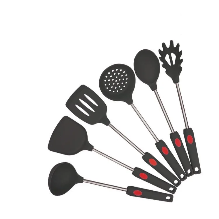 

Wholesale Non-stick Kitchen Utensils Accessories silicone Kitchenware Cooking Tools Set