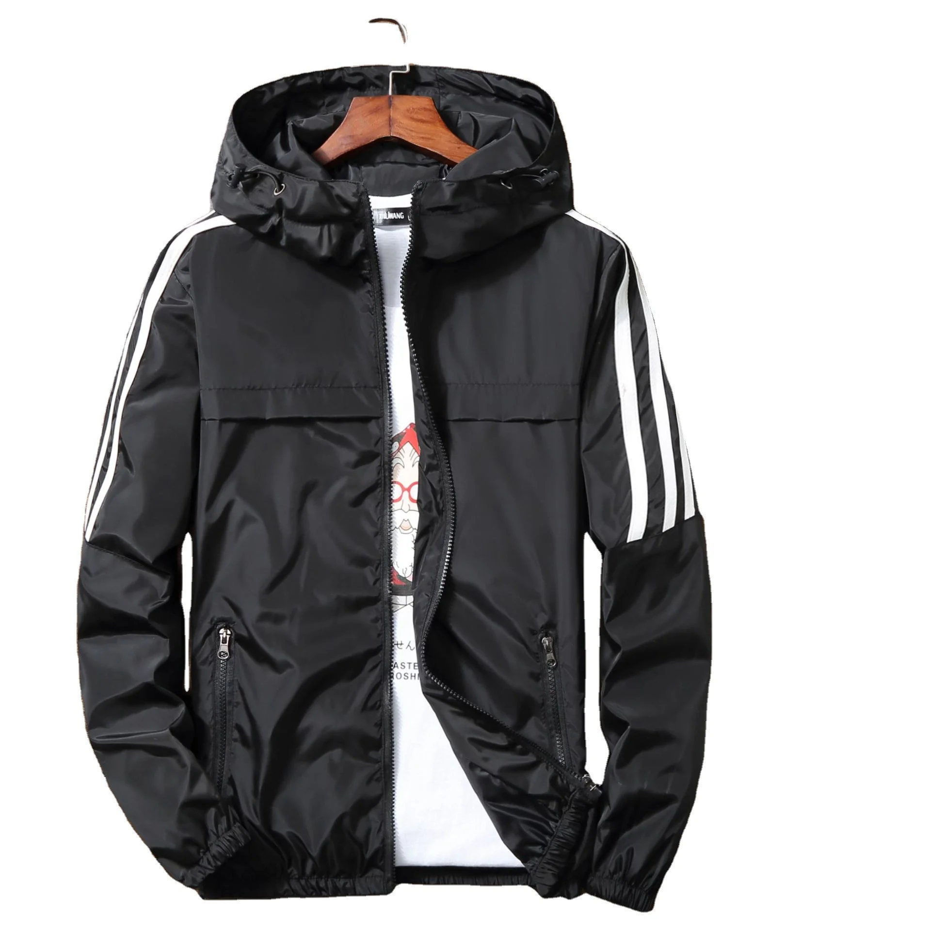 

Spring and autumn new versatile men's jacket trend handsome student sports coat leisure long sleeve jacket