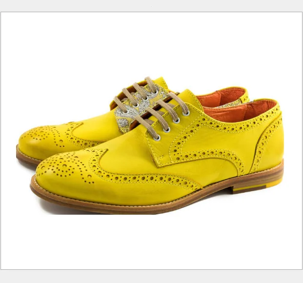 

Men's single shoes spring 2021 new comfortable low heel women's shoes round head burnt flower casual shoes, Yellow, green, brown blue