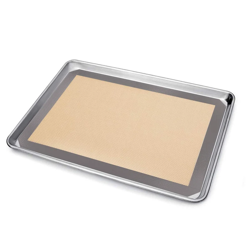 

216*292*0.7Mm China Manufacturer Easy To Clean Fat-Reducing Silicone Mat Textura Pastry