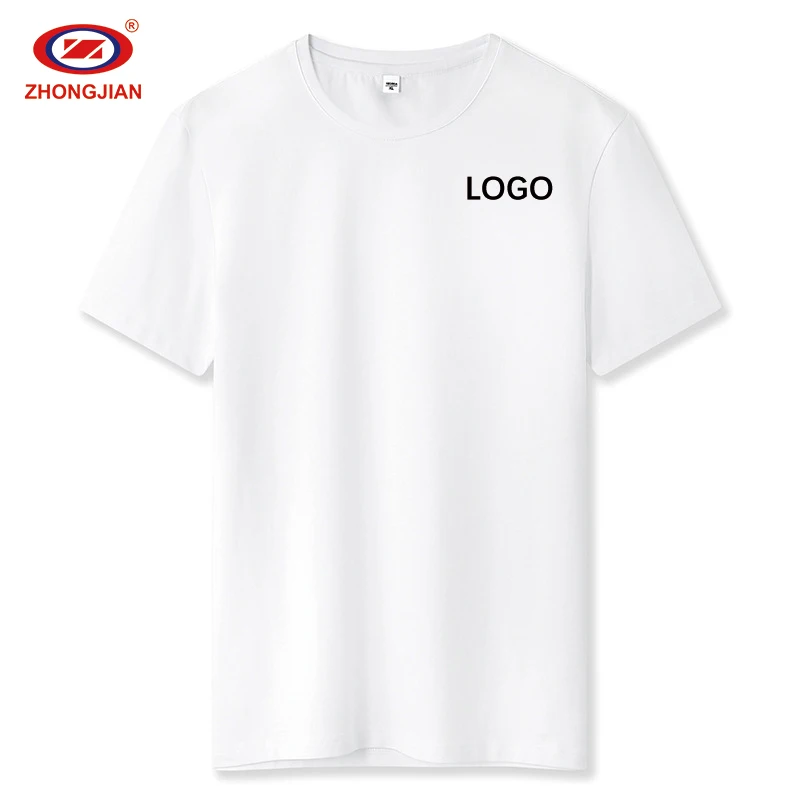 

2021 Hot Selling Custom logo print plain t shirt 100% Cotton Casual blank unisex t-shirts