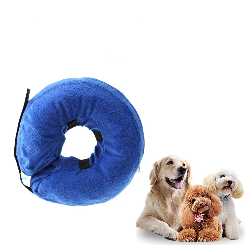 

Hot Popular Elizabeth Inflatable Pet Recovery Collar PVC Foldable And Adjustable Protective Dog Airbag Collar For Pet, Customized color