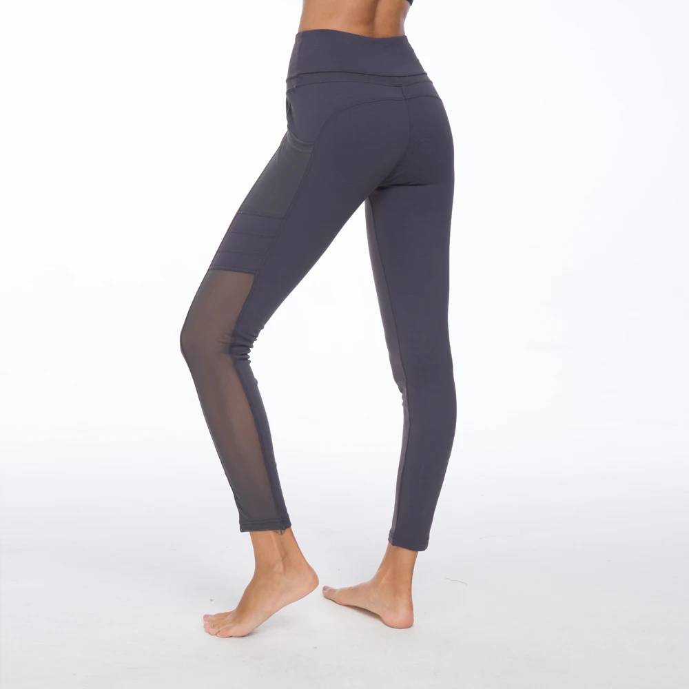 

Mesh Pocket Womens Yoga Pants Sports Tights Fitness Clothing Custom Apparel Gym Leggings High Waisted Workout Yoga Leggings