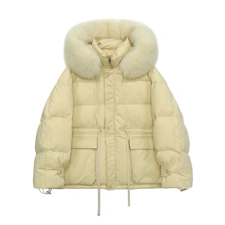 

Factory wholesale ladies outdoor hooded long winter warm down jacket