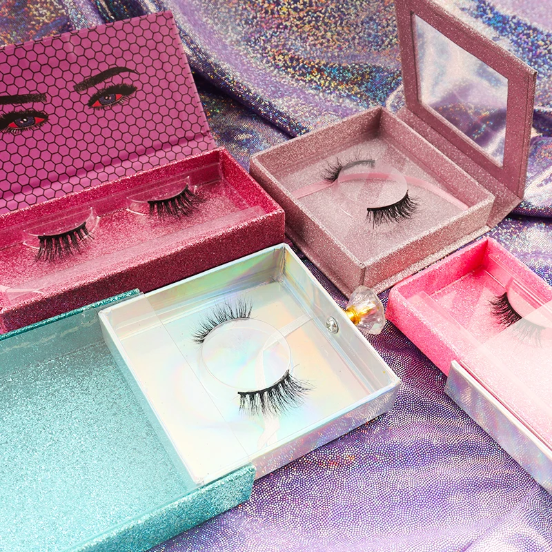 

100% Real Mink Corner Lashes handmade 3d 25mm Strip Harf Wholesale eyelash Vendor lash harflash, Natural black