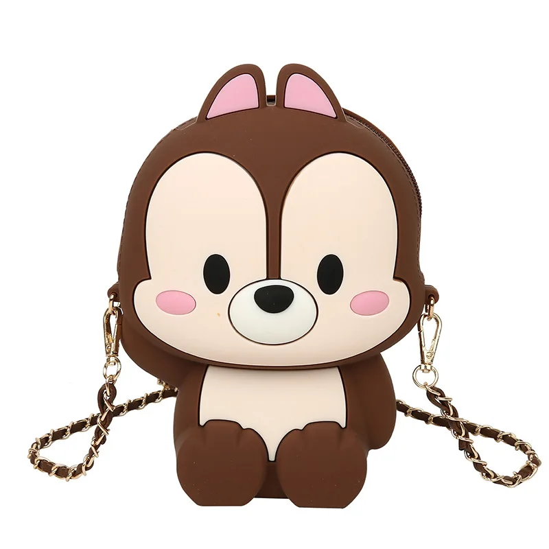 

Parent-child bag cute cross silicone phone bag
