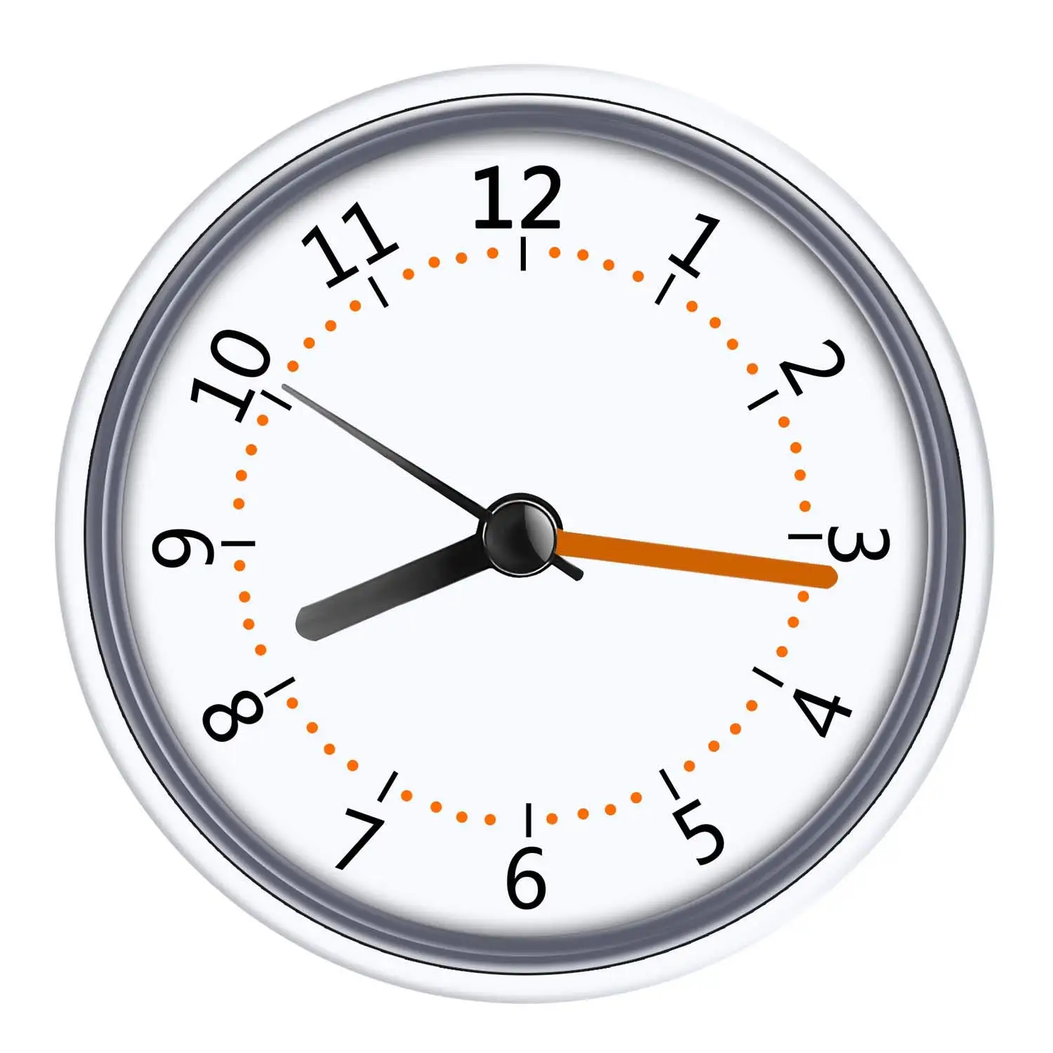 bathroom clock