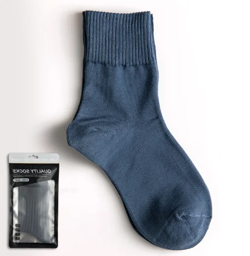 

Wholesale Fashion Cotton Elastic Socks Women Long Solid Color Loose Slouch Sock