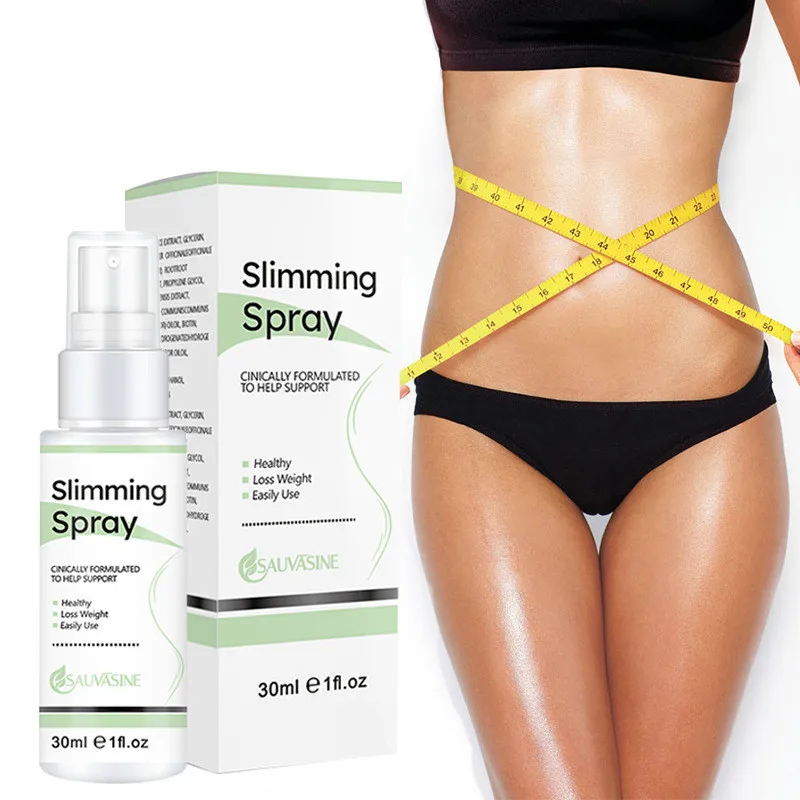 

SAUVASINE 30ml body sIimming essence belly thigh bum weight loss liquid spray