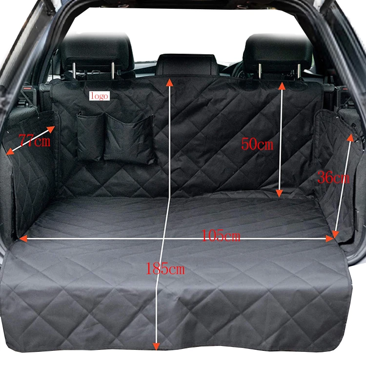 

Luxury Pet Trunk Cover Products Waterproof Dog Back Support Car Seat Covers with Nonslip Backing Cushion Trunk Pet Seat Cover