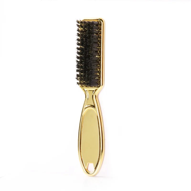 

Factory direct retro oil head brush electroplating handle beard brush cleaning beard brush broken