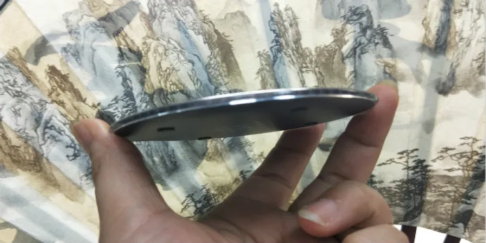 
Newest design round Ultra Thin Mobile Phone Qi Wireless Charger K9 Fast Charging pad 