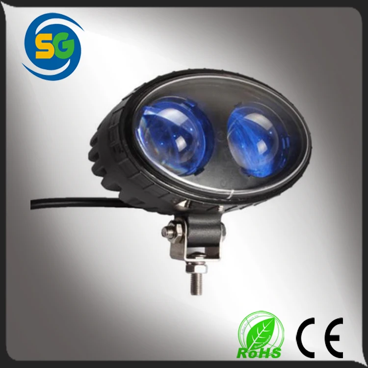 Best sell forklift blue spot light high power 10W forklift safety warning lights 10-80V forklift light