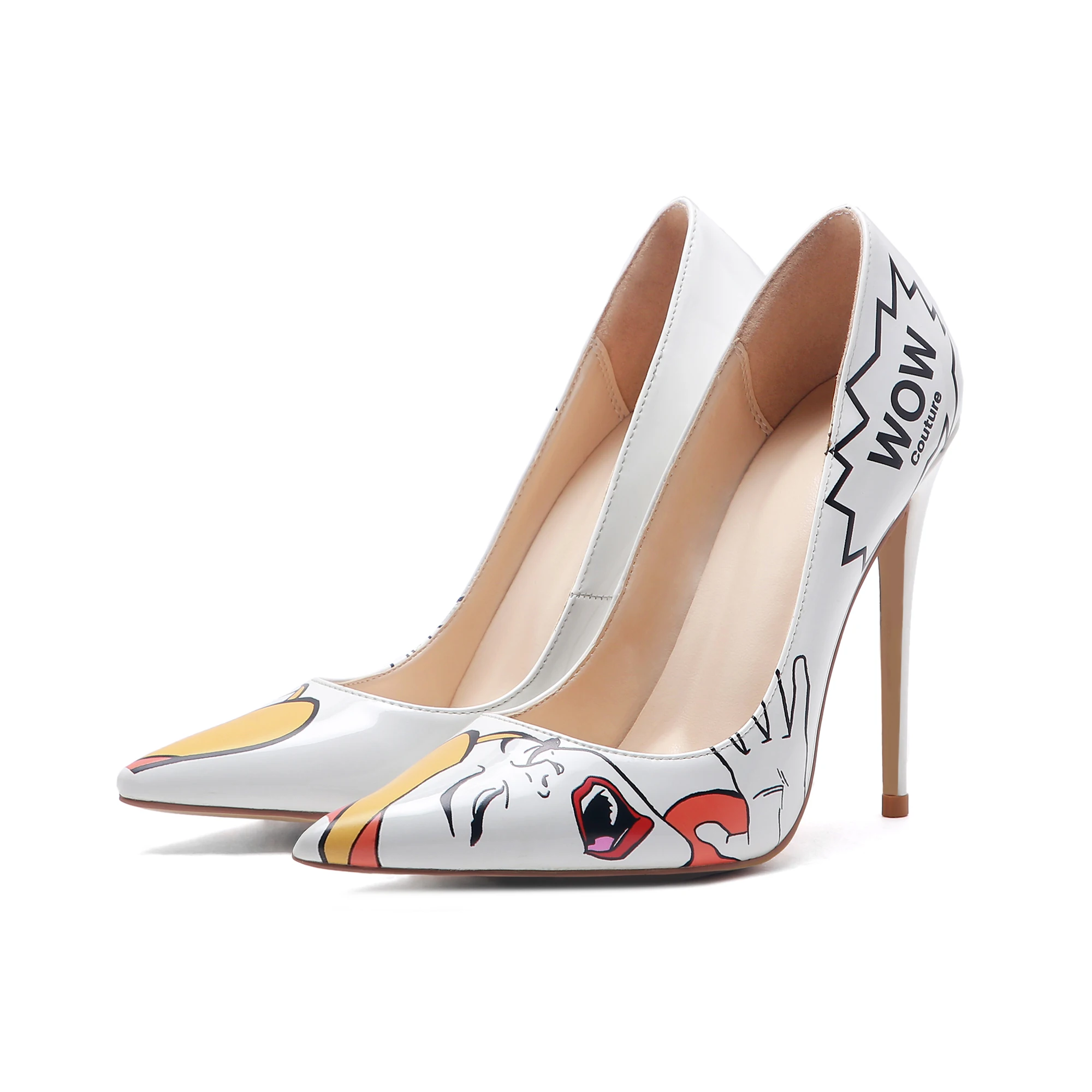 

New Trend Chengdu Handmade Ladies Sexy High Heels 3D Printing Women Pumps Shoes, Customized color