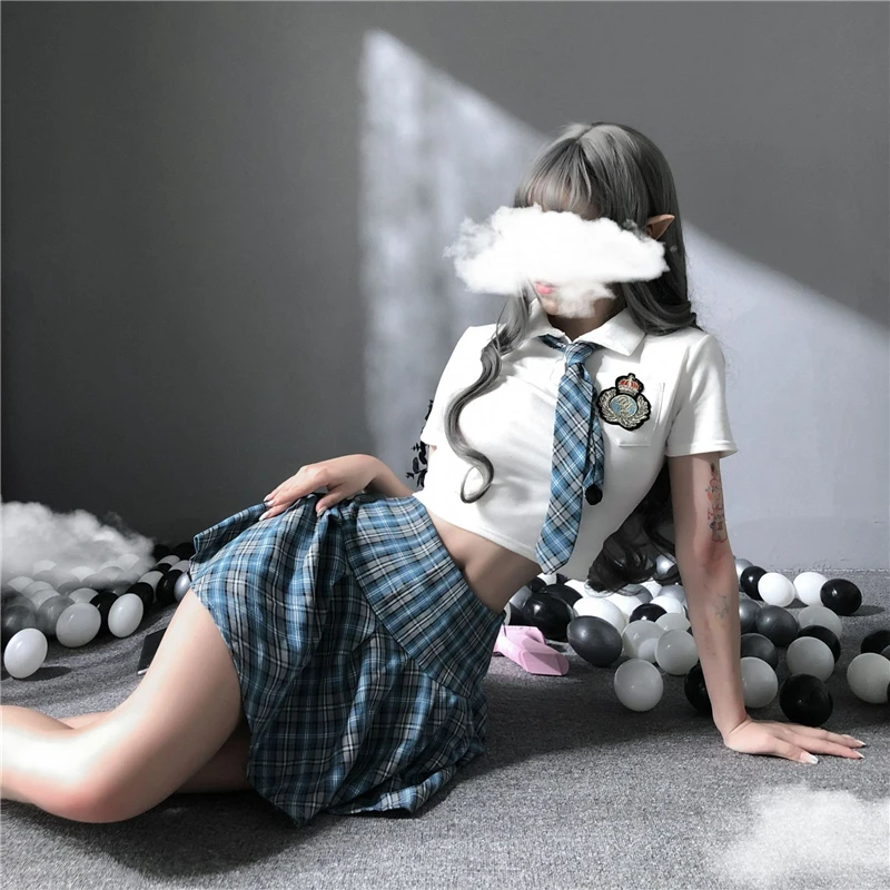 

factory direct sales jepanese adult school girl lingerie college style JK uniform skirt campus loli sexy costume school uniform