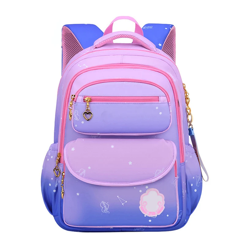 

Multi Pocket School Bag Manufacturers Student Bagpack Book Children Rucksack Mochila Backpacks For Teens Kids Girls Backpack, Rainbow color