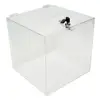 Cheap Custom Design Assembly Transparent Plastic Acrylic Ballot Donation Comment Complaint Suggestion Box With Lock
