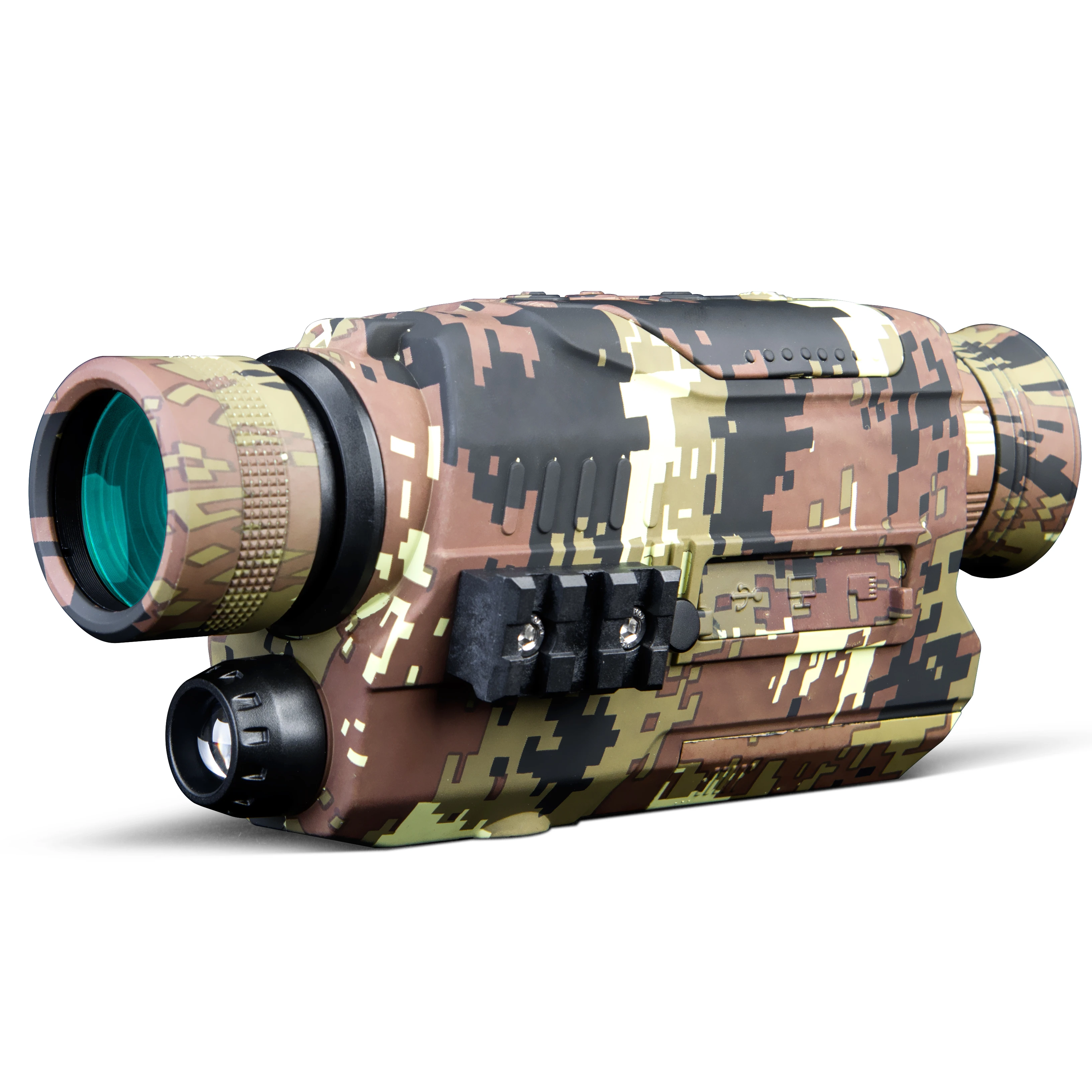 

SANHUI Night Vision Binoculars Digital Infrared Camera for Hunting with Powerful IR LED Illuminator, Black, camouflage