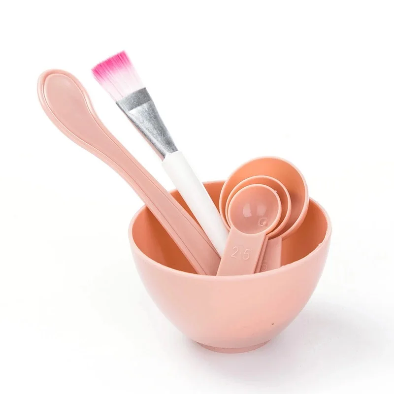 

Wholesale plastic mask bowl set beauty tools facial mask mixing bowl face mask mixing bowl with brush